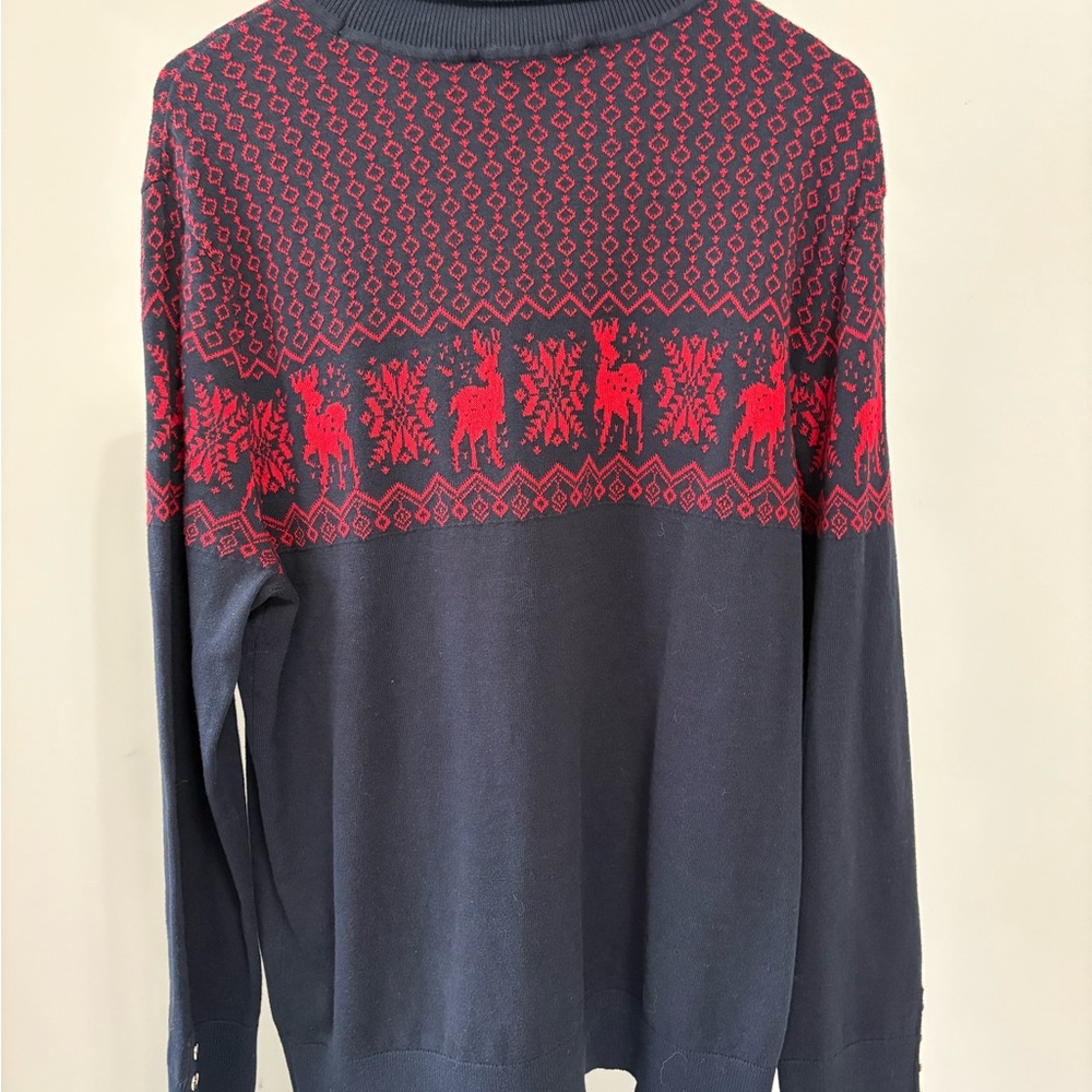 NWT Tommy Hilfiger Stella Fair Isle Turtleneck (Size L)